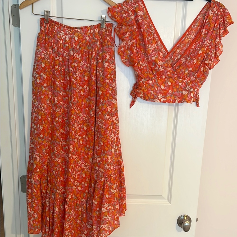 Free People Floral Pretty Daze Set